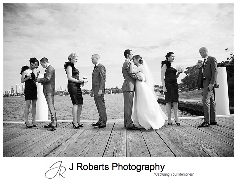 Wedding photography on Woolwich Dock - wedding photography sydney